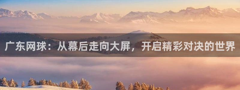袋鼠nba体育比赛免费：广东网球：从幕后走向大屏，开启精彩对决的世界